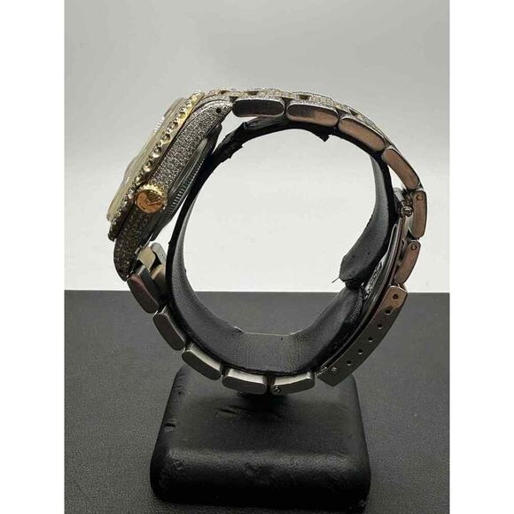 Rolex Datejust 16013 36mm 1982 Diamond Bezel Arabic Diamond Dial SPB-TS 353846 - Picture 3 of 11